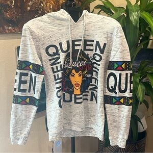 “Queen” hoodie by On Fire size medium in EUC